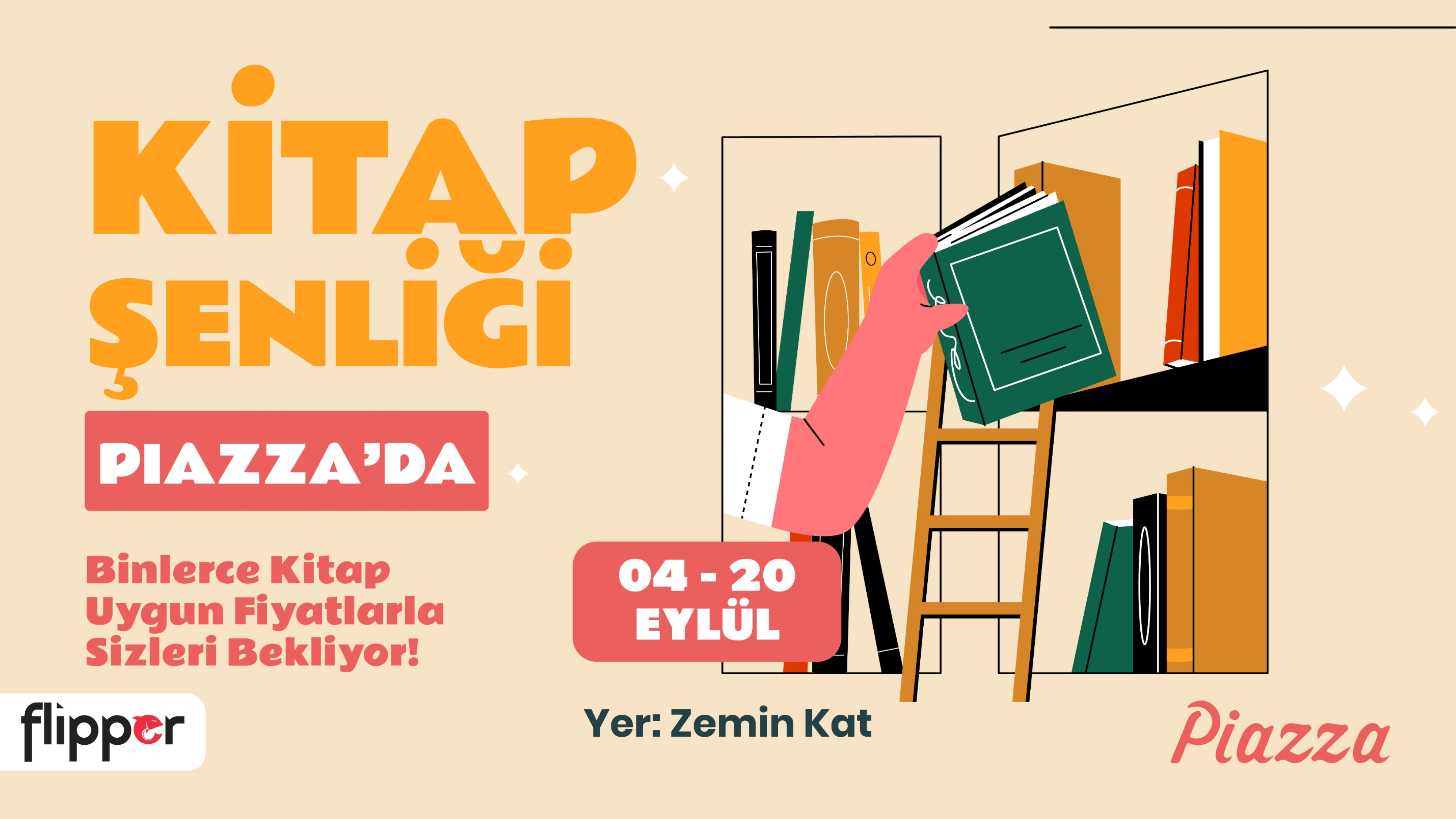 Kitap Şenliği Piazza'da!
