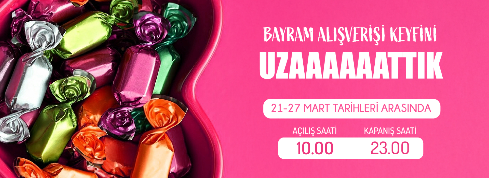Bayram alışverişinin keyfini uzattık! 🎉